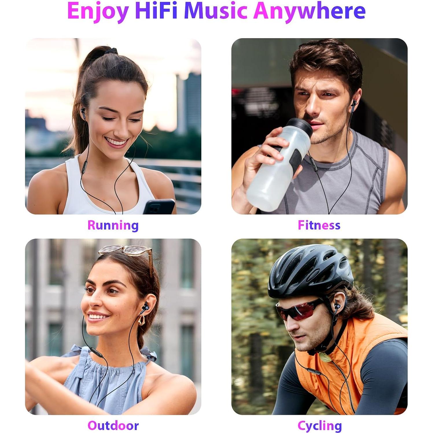 Auriculares Deportivos In-Ear APETOO-218 con Micrófono y Cancelación de Ruido