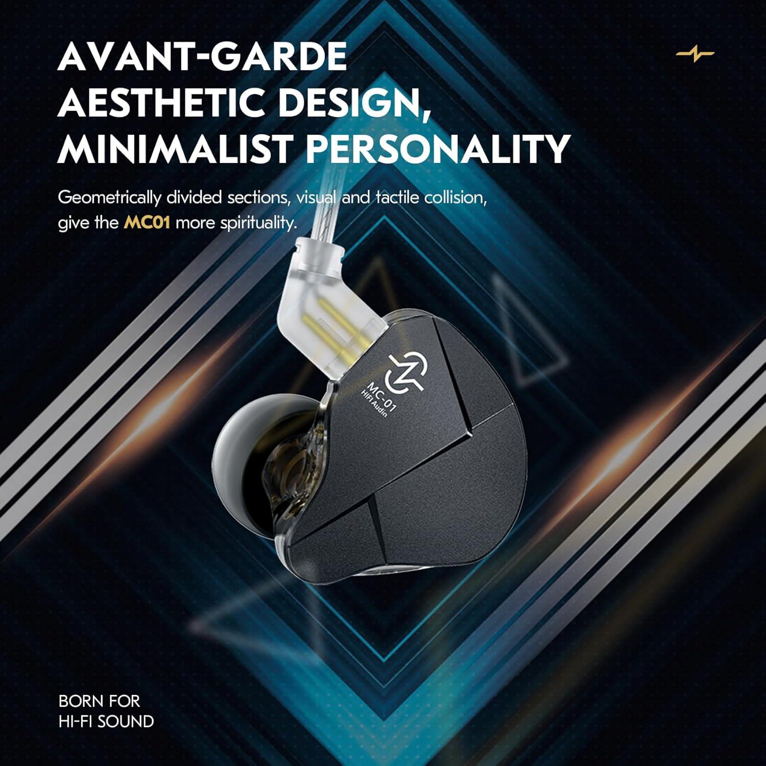 Auriculares In Ear KINBOOFI CCZ MC01 10mm con Cable Desmontable