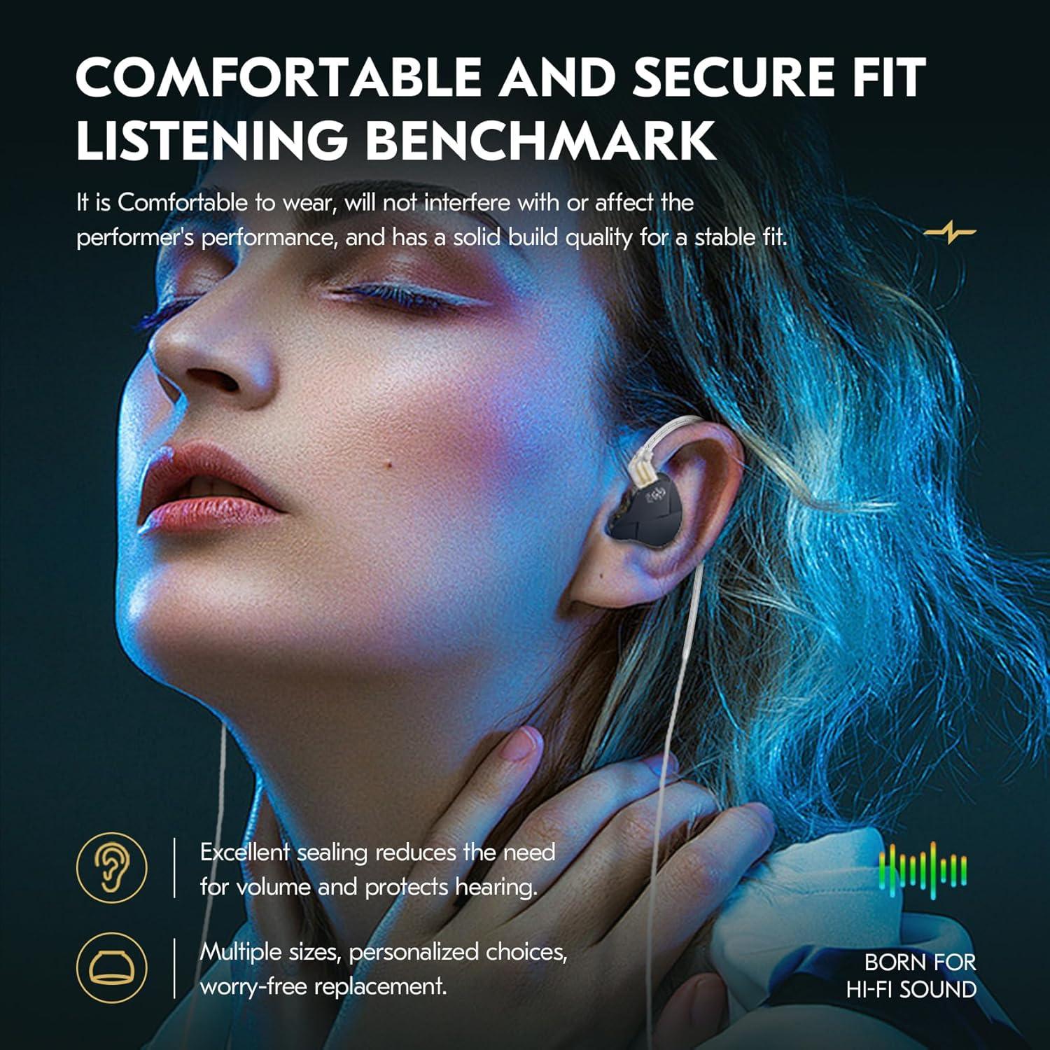 Auriculares In Ear KINBOOFI CCZ MC01 10mm con Cable Desmontable