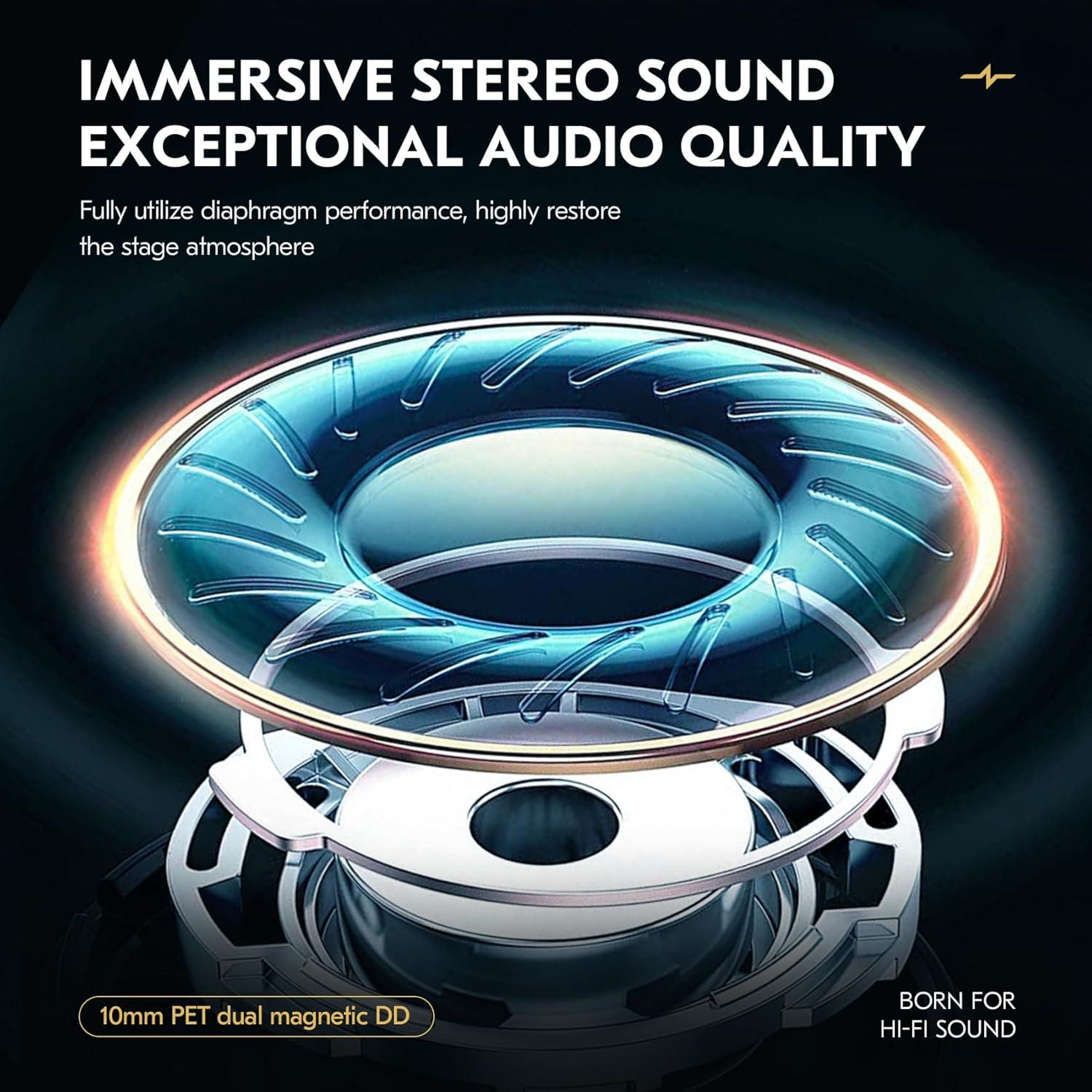 Auriculares In Ear KINBOOFI CCZ MC01 10mm con Cable Desmontable