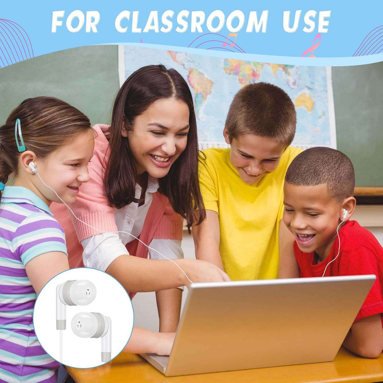 Auriculares In-Ear Kigeli 100 Pcs para Niños y Adultos 3.5mm