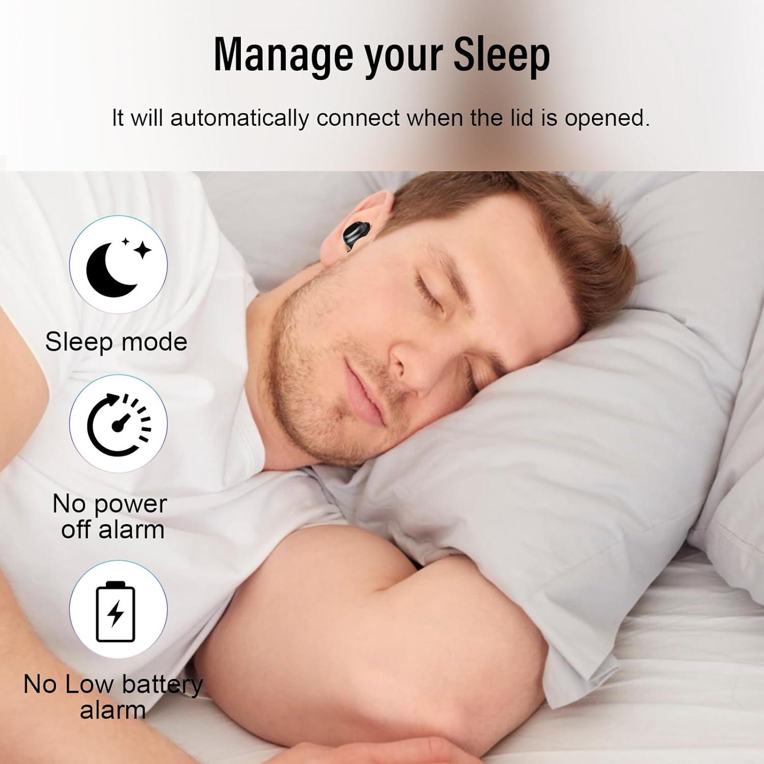 Auriculares Inalámbricos DUSONLAP SU8 para Dormir Bluetooth 5.4