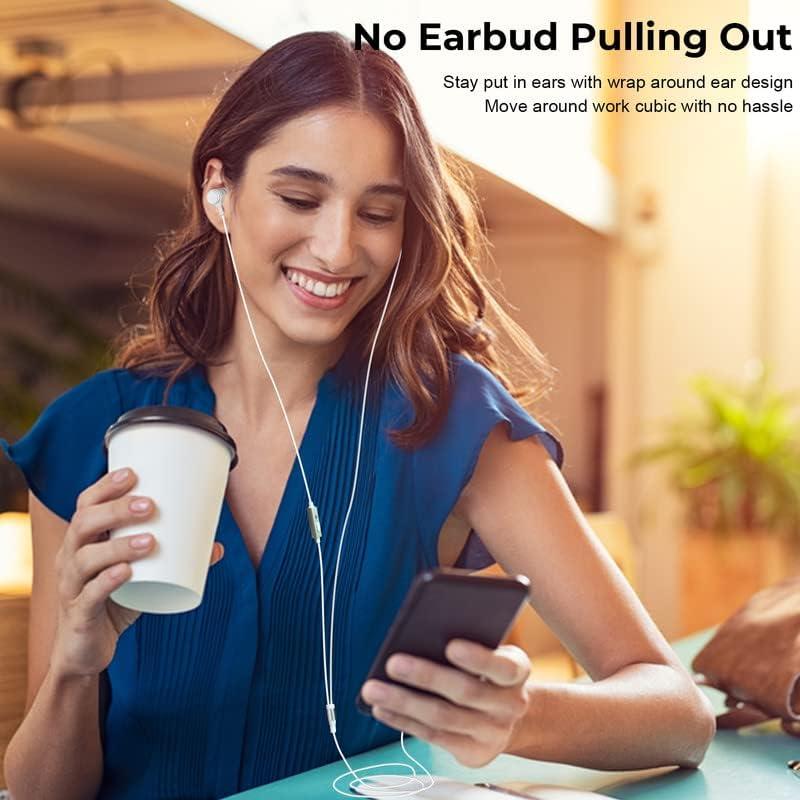 Auriculares In-Ear WMSZMSM 5FT Blancos con Aislamiento de Ruido