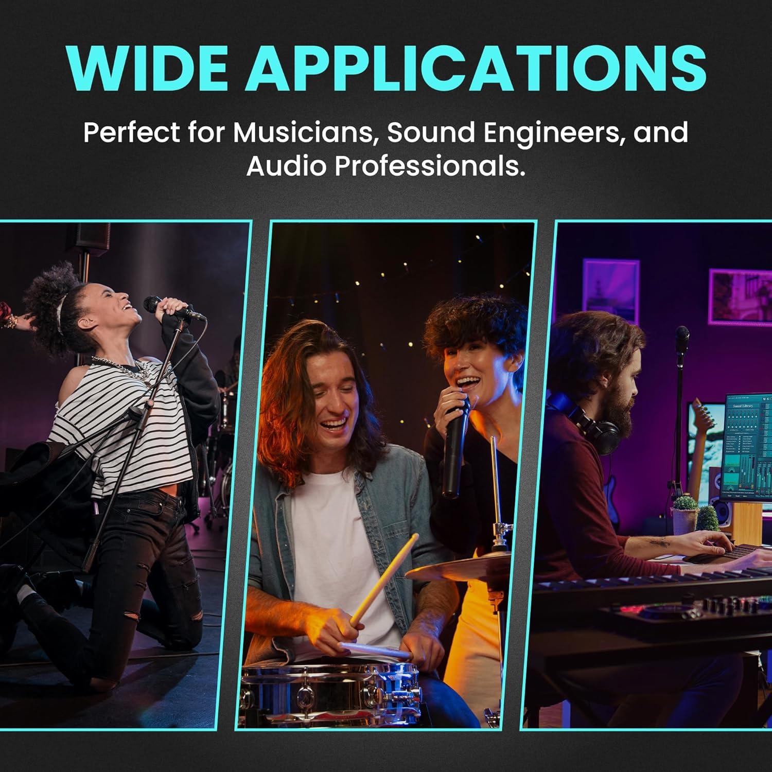 Amplificador In-Ear Hecci Z2 con Salida XLR y TRS, 198g