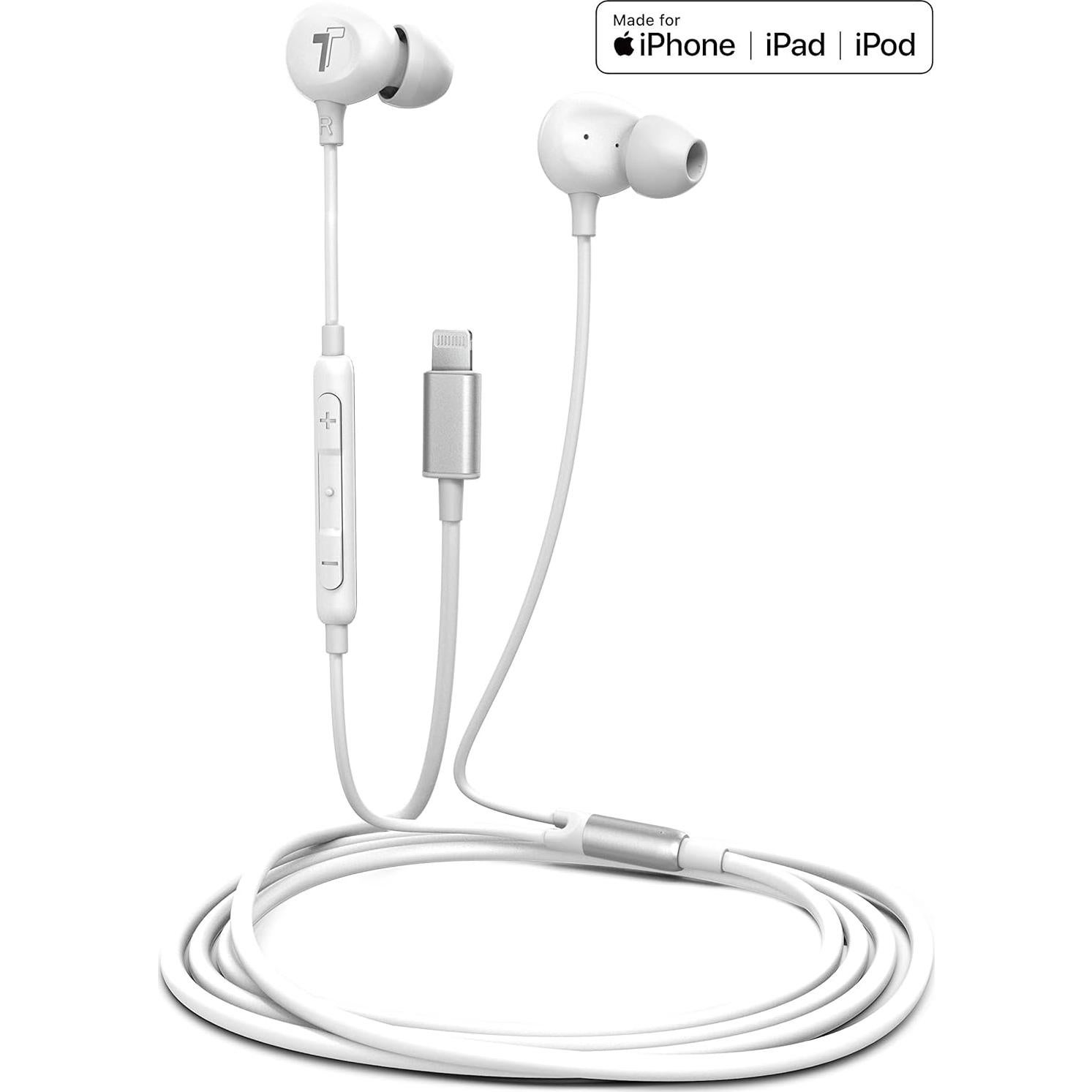 Auriculares Thore V60 Lightning para iPhone - Blanco