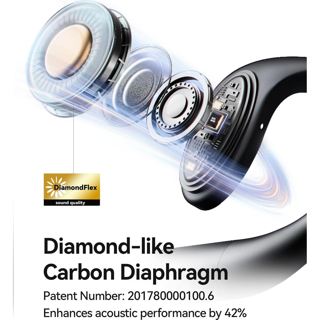 Auriculares Inalámbricos 1MORE S51 - Abiertos, IPX5, 40H Batería