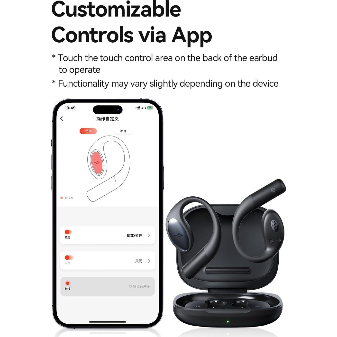 Auriculares Inalámbricos 1MORE S51 - Abiertos, IPX5, 40H Batería