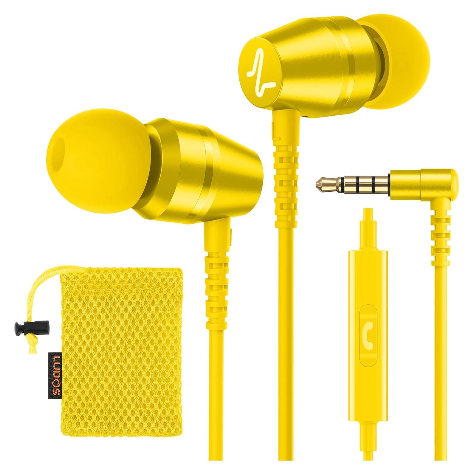 Auriculares LUDOS OMNITONE In-Ear con Cable 3.5mm Amarillo