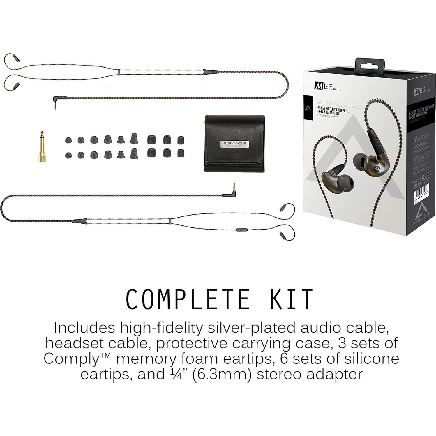 Auriculares In-Ear MEE audio Pinnacle P1 Alta Fidelidad