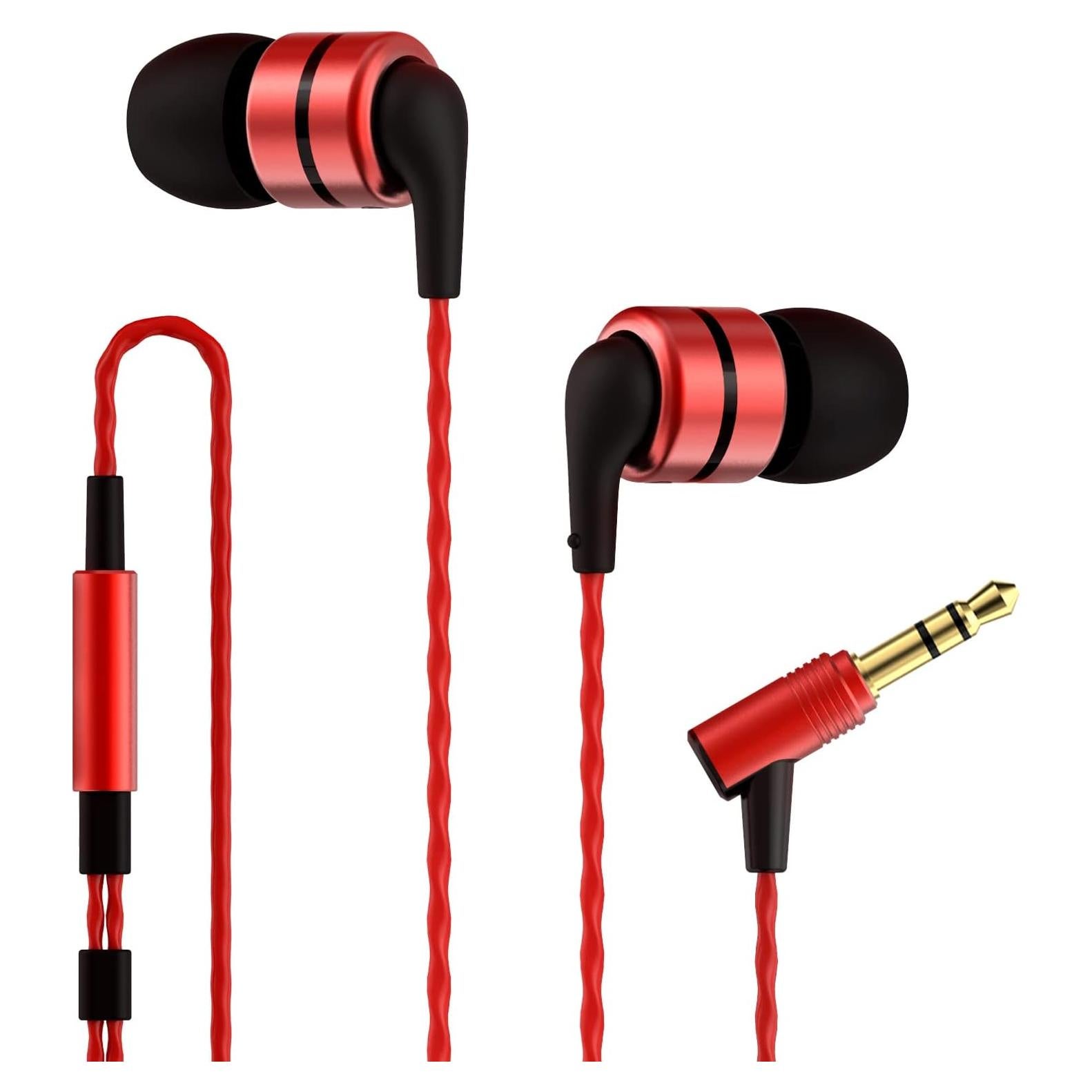 Auriculares In-Ear SoundMAGIC E80 HiFi Estéreo Aislantes Rojo