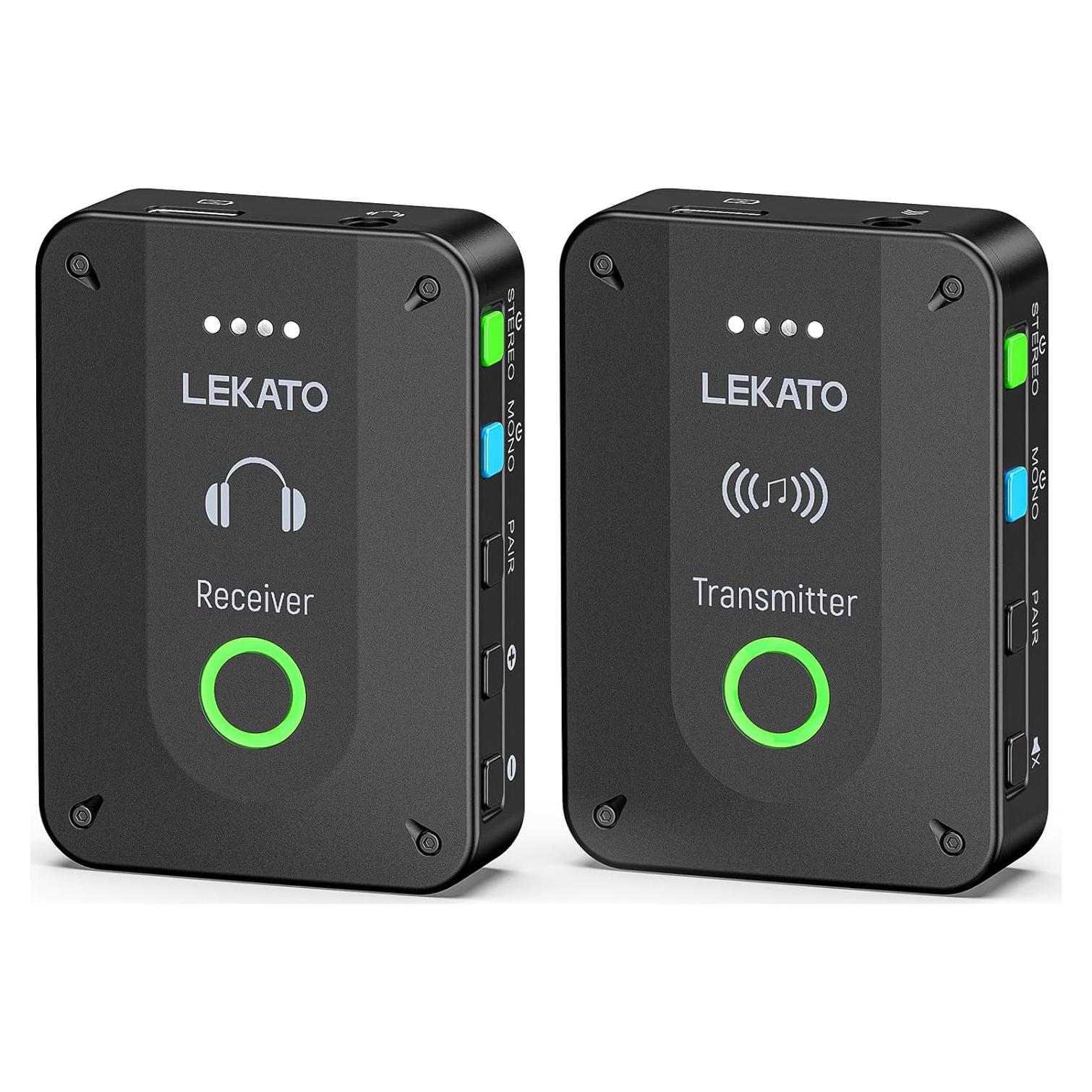 Sistema de Monitoreo In-Ear Inalámbrico LEKATO MS-02 2.4G