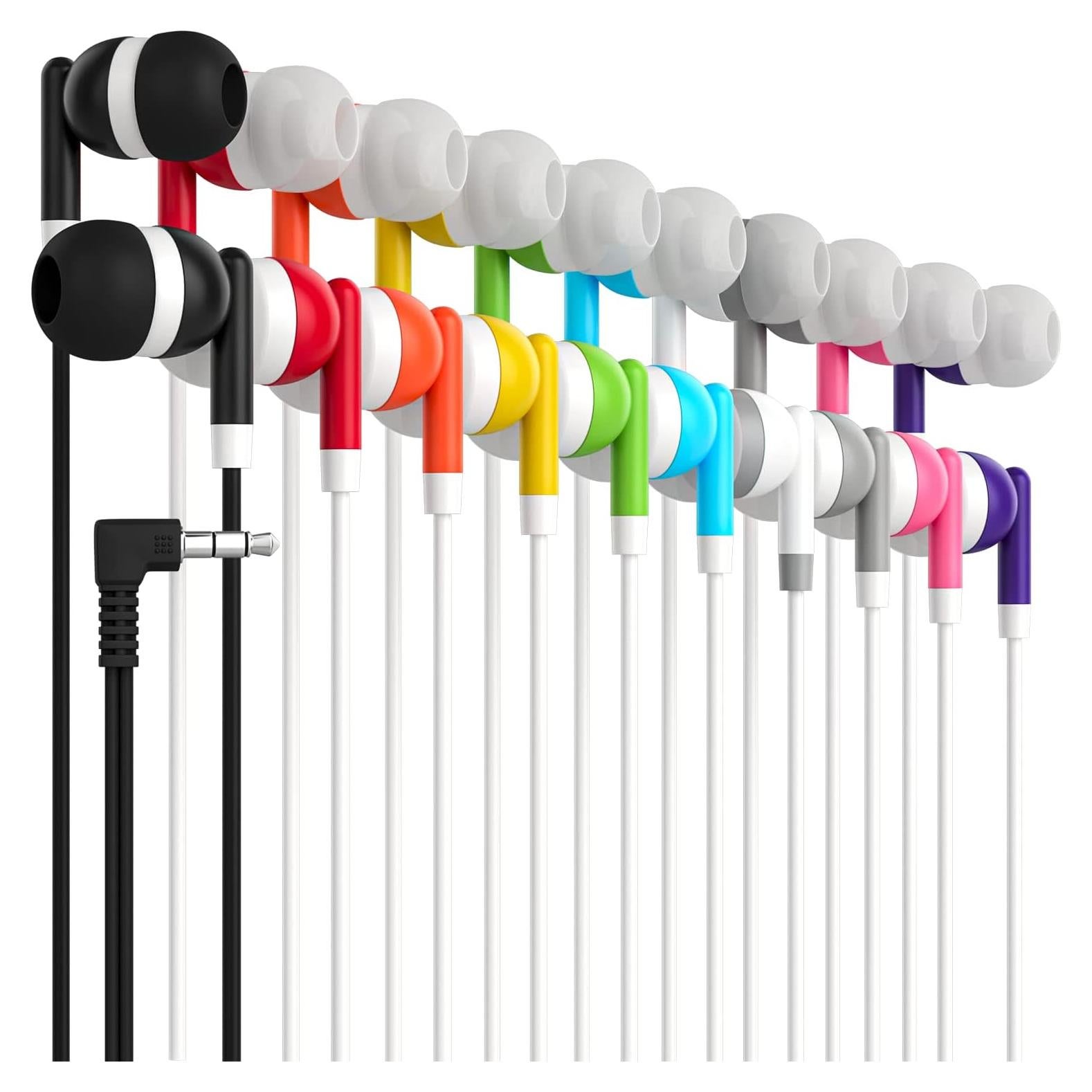 Auriculares Maeline Bulk 10 Unidades 3.5 mm Multicolor