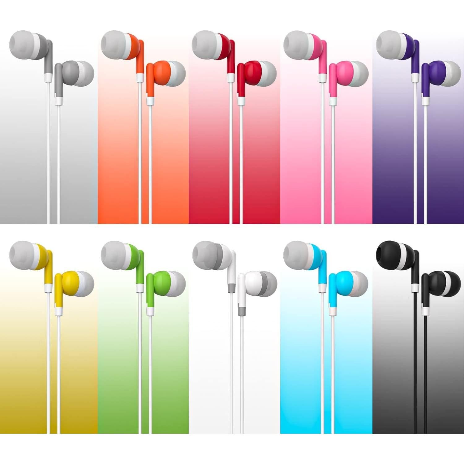 Auriculares Maeline Bulk 10 Unidades 3.5 mm Multicolor