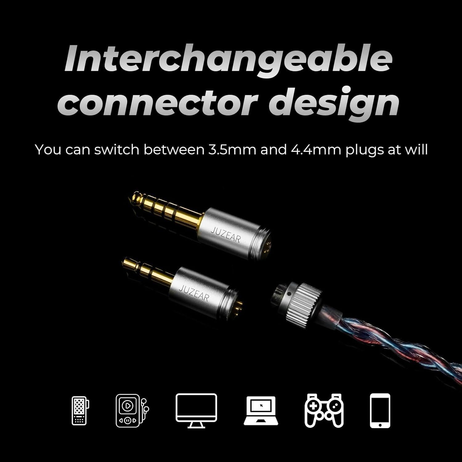 Auriculares In Ear Juzear Defiant 1DD + 3BA Híbridos 280g