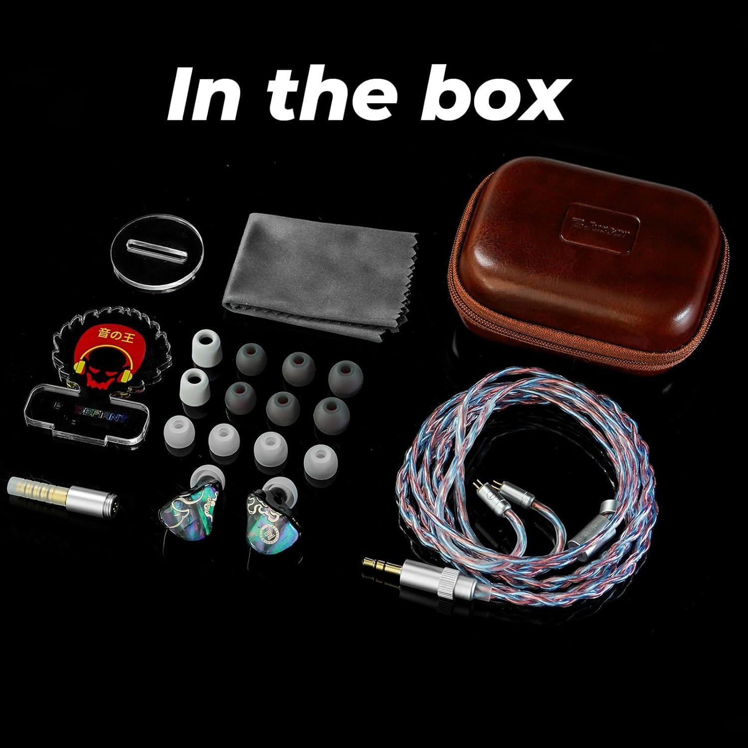 Auriculares In Ear Juzear Defiant 1DD + 3BA Híbridos 280g