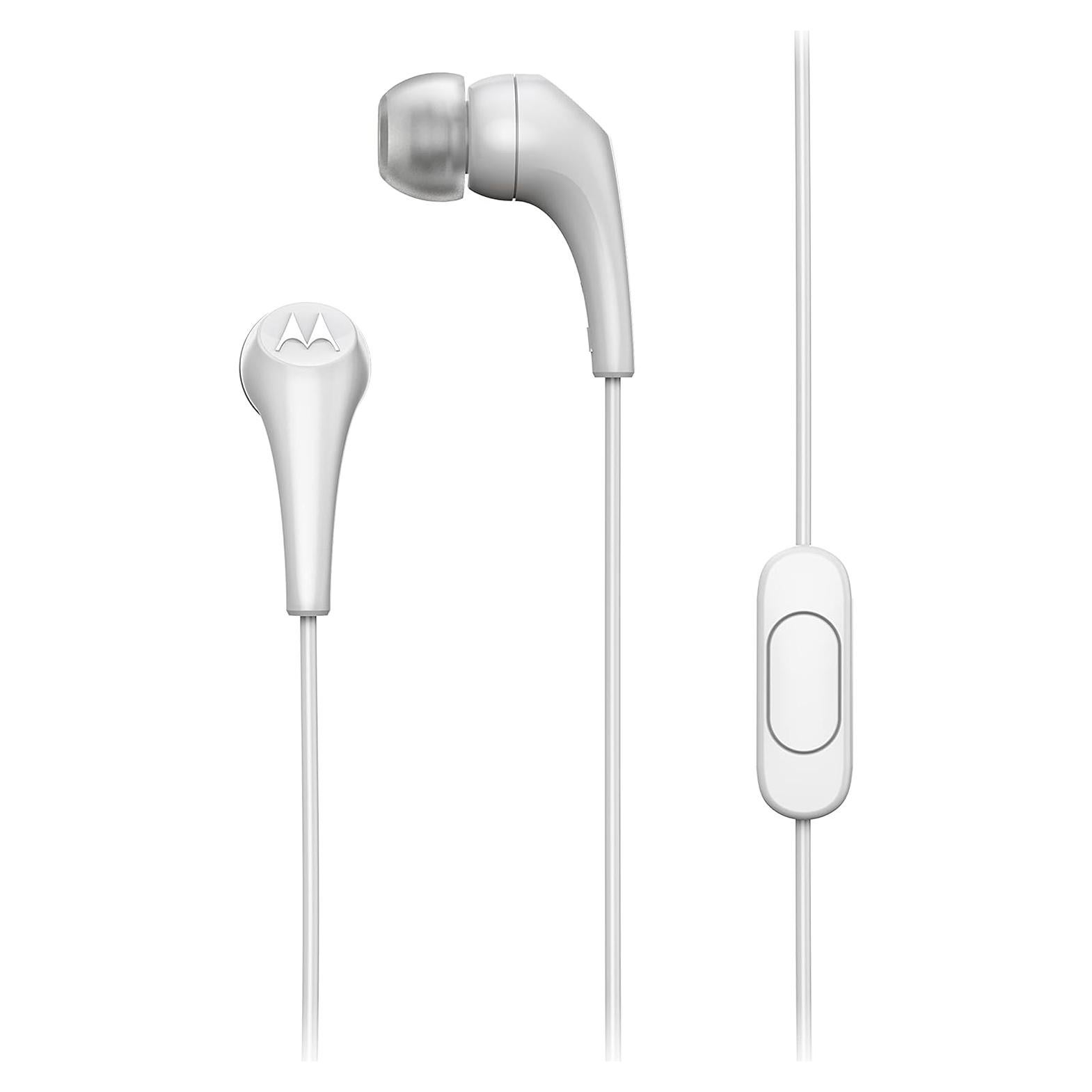 Auriculares con cable Motorola 2-S con micrófono - Sonido claro y ligero