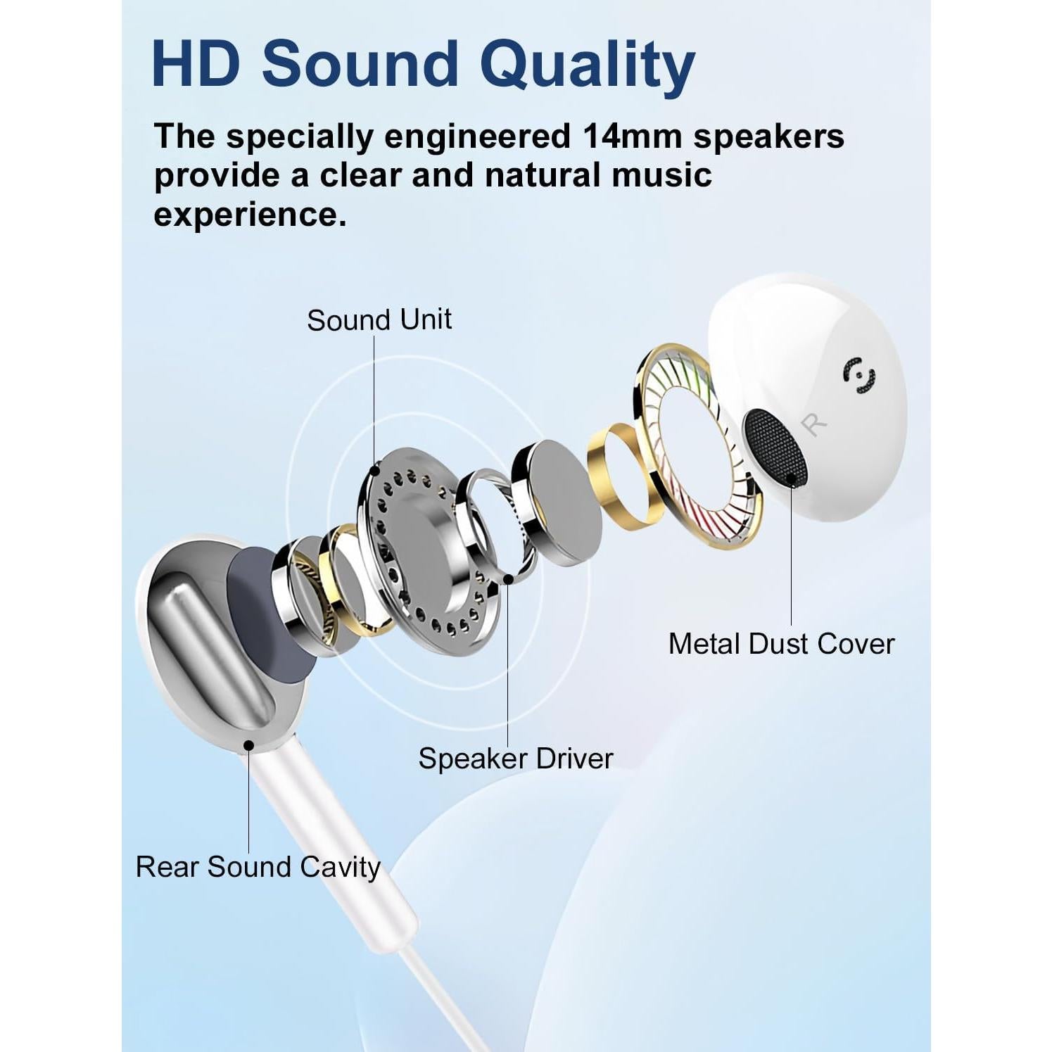 Auriculares con Cable MAS CARNEY WH9 con Micrófono 3.5mm