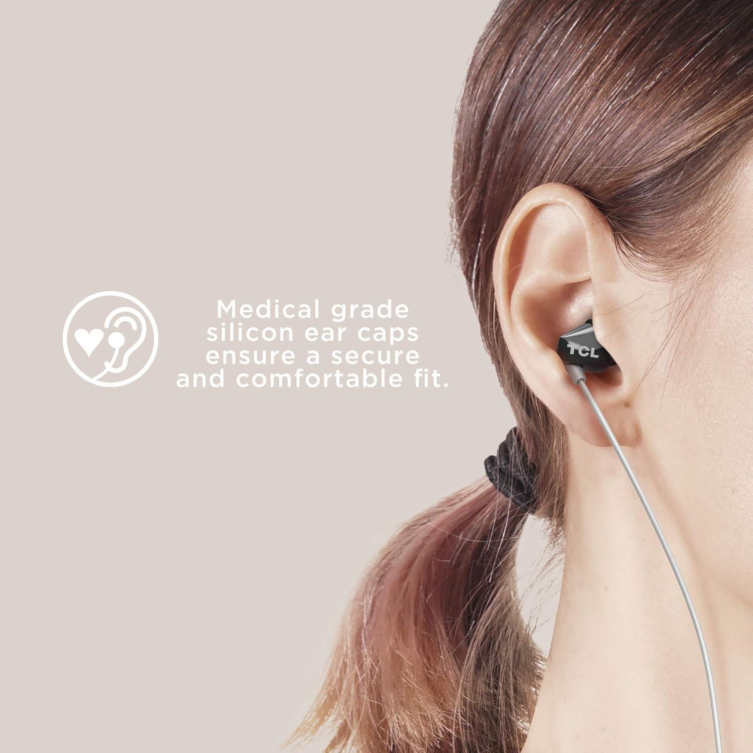 Auriculares Intrauditivos TCL SOCL100BK con Micrófono - Negro