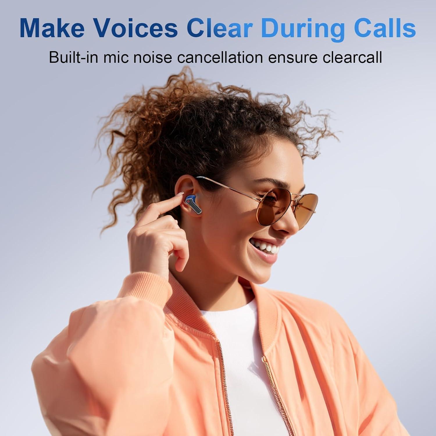 Auriculares Inalámbricos V700 Bluetooth 5.4 Estéreo 50 Horas