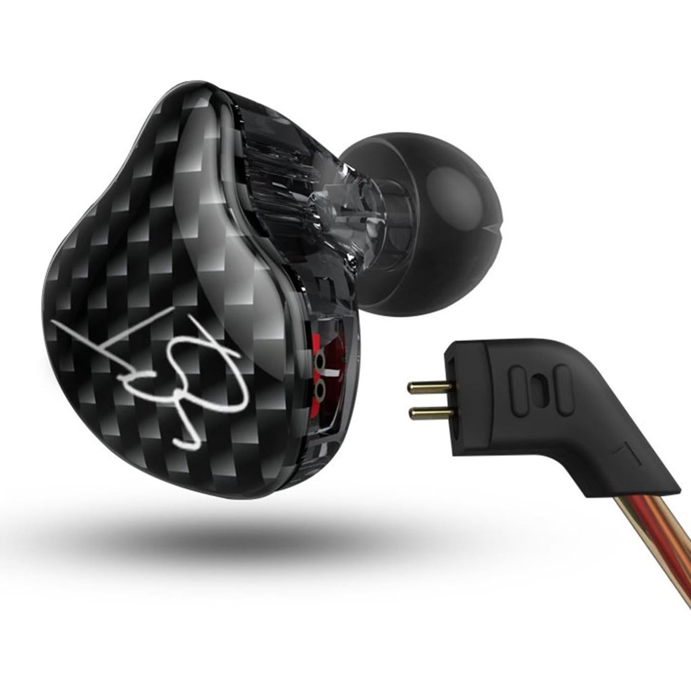 Auriculares In-Ear KZ ZST Pro Doble Driver 1.2m Negro