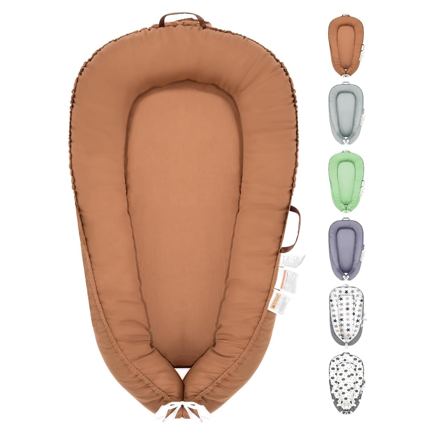 Cojín para Bebé de Algodón Orgánico Marrón 1.46 kg