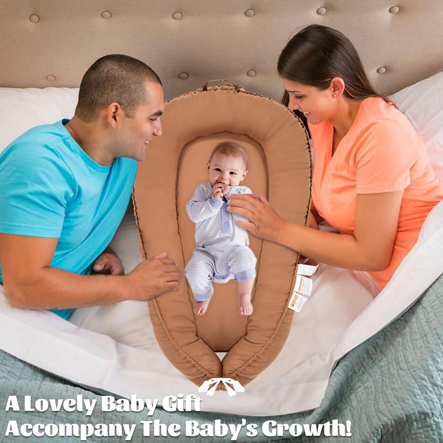 Cojín para Bebé de Algodón Orgánico Marrón 1.46 kg