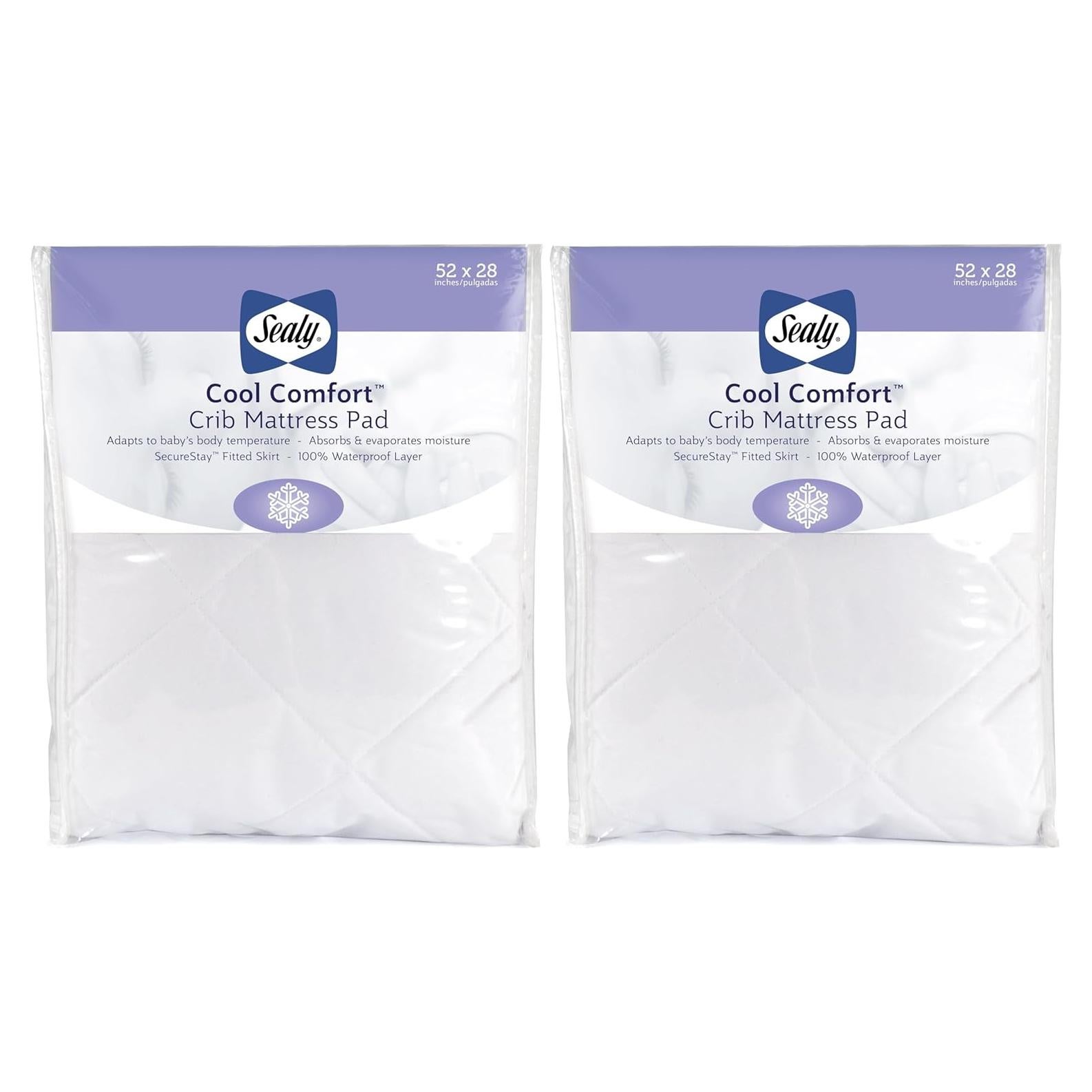 Protector de Colchón Impermeable Sealy Baby Cuna 132x71cm