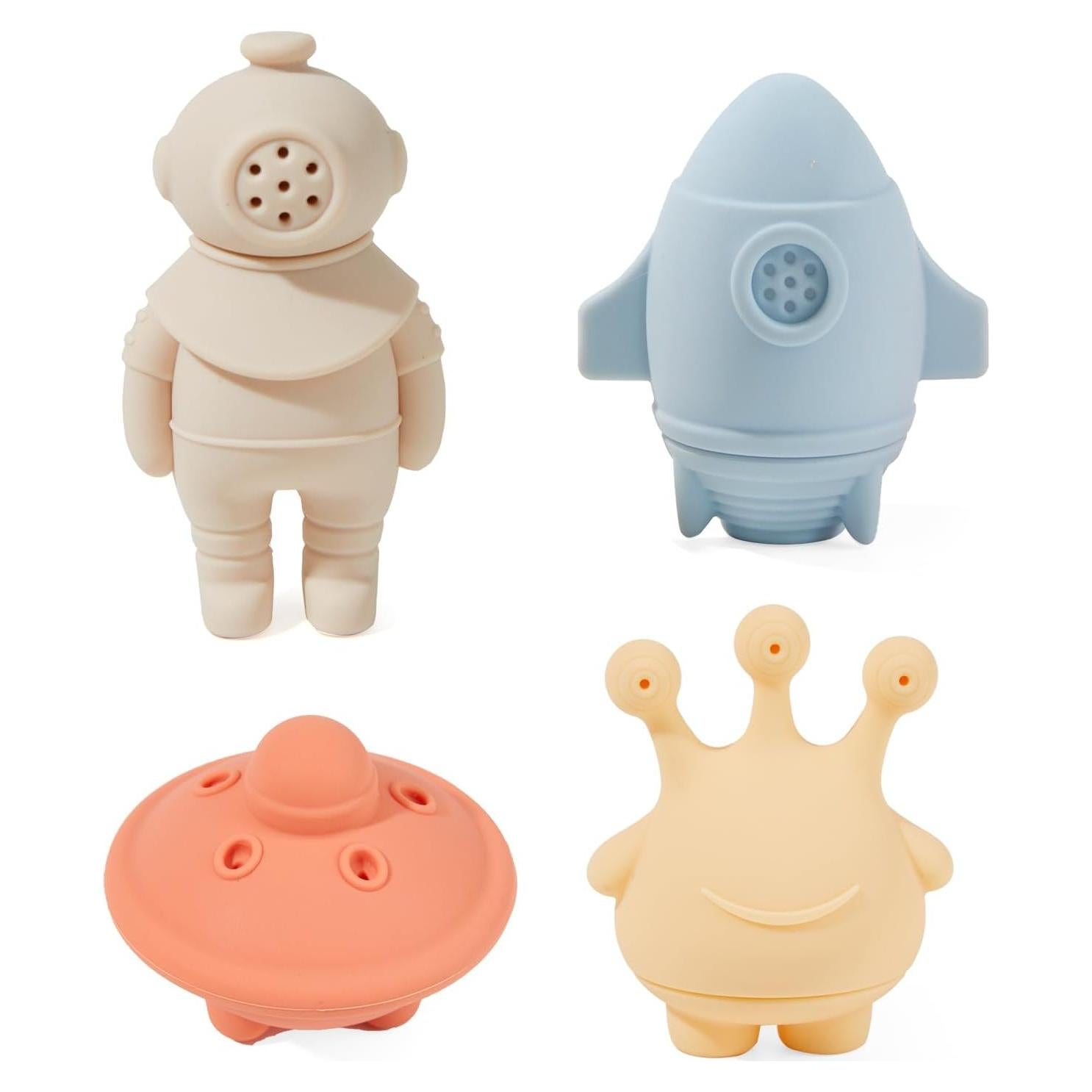 Conjunto de Juguetes de Baño AMCHSURI Espacio 4 Piezas