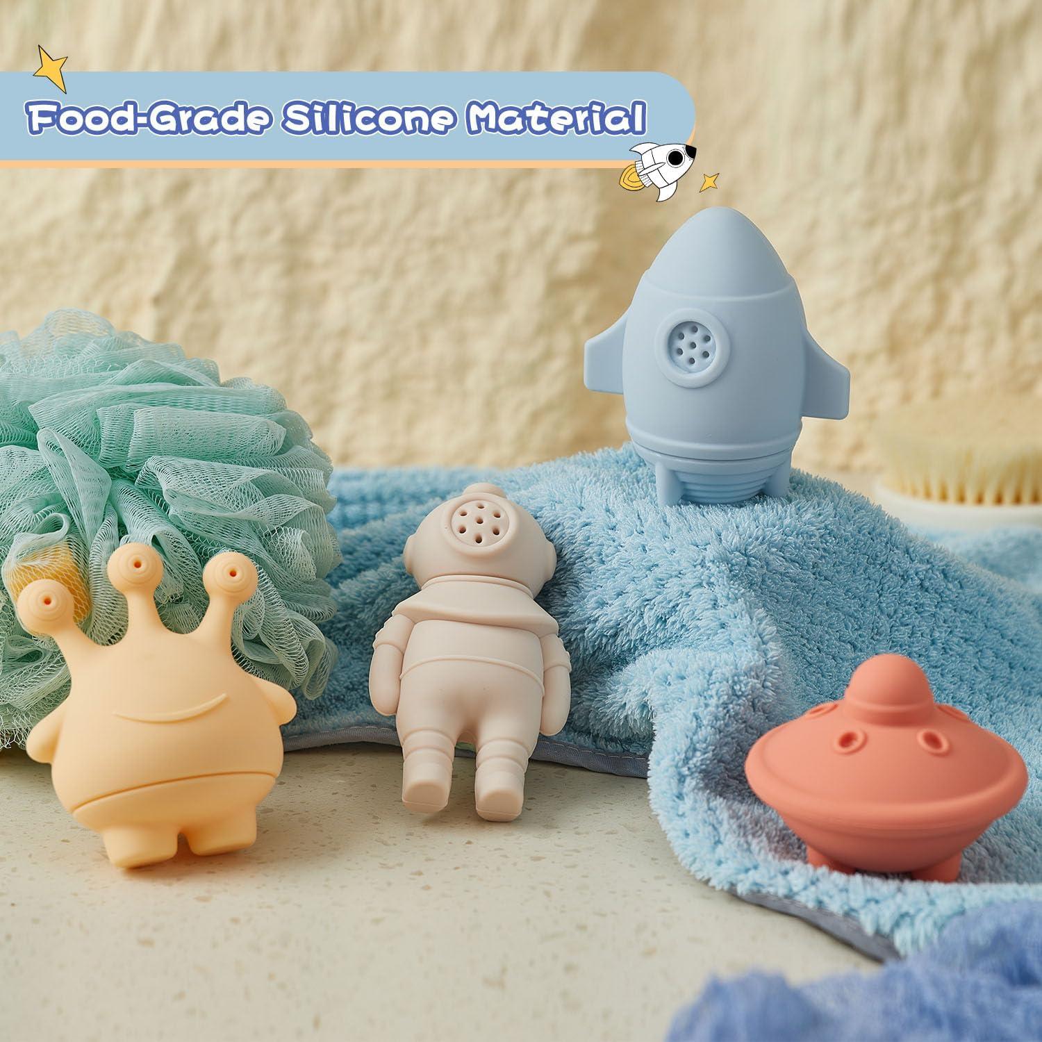 Conjunto de Juguetes de Baño AMCHSURI Espacio 4 Piezas