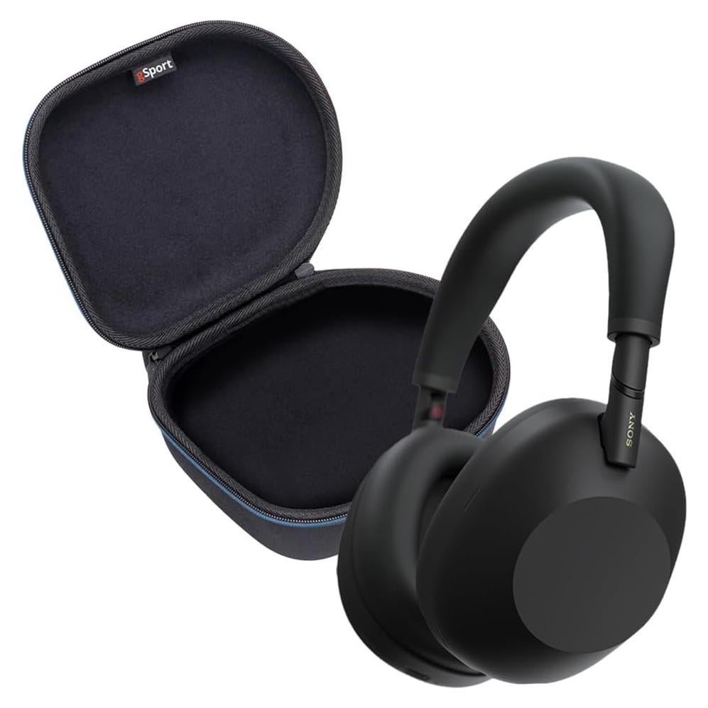 Auriculares Inalámbricos Sony WH-1000XM6 con Estuche gSport Negro