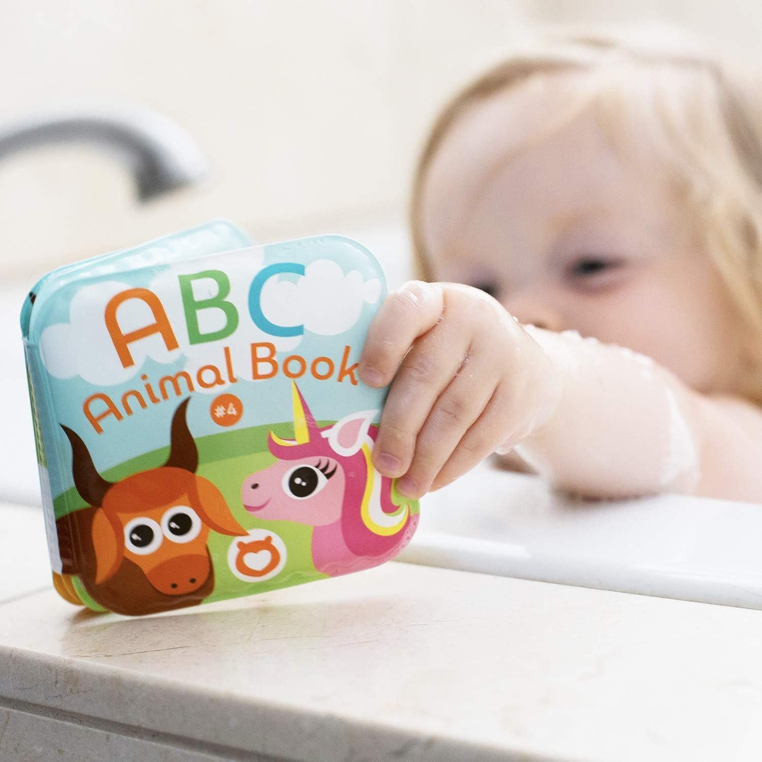 Libros de baño flotantes BabyBibi ABC - Juego de 4 animales