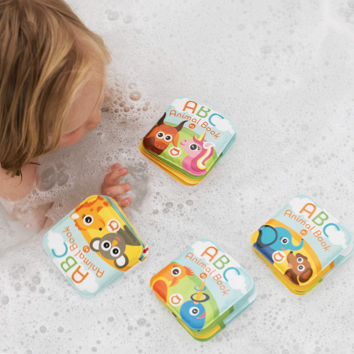 Libros de baño flotantes BabyBibi ABC - Juego de 4 animales