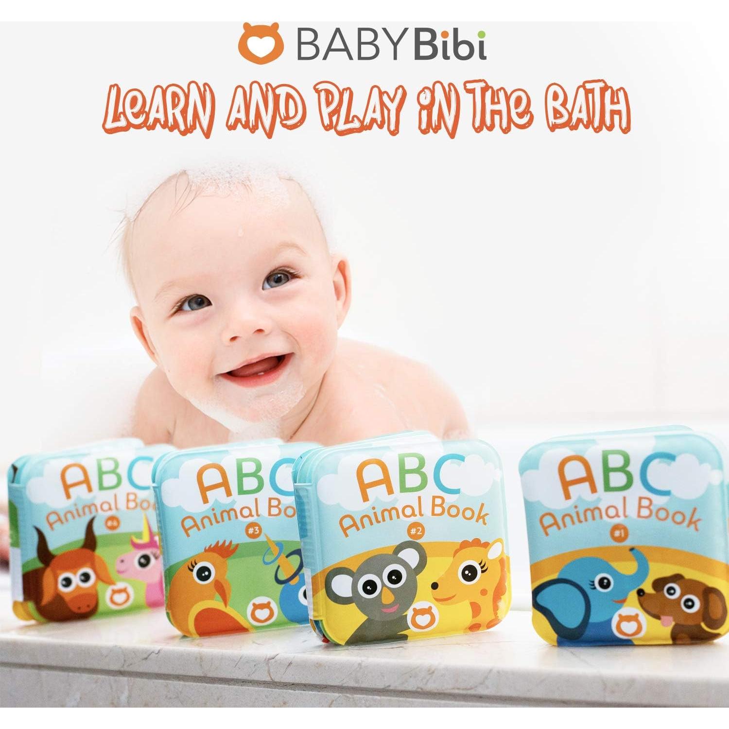 Libros de baño flotantes BabyBibi ABC - Juego de 4 animales