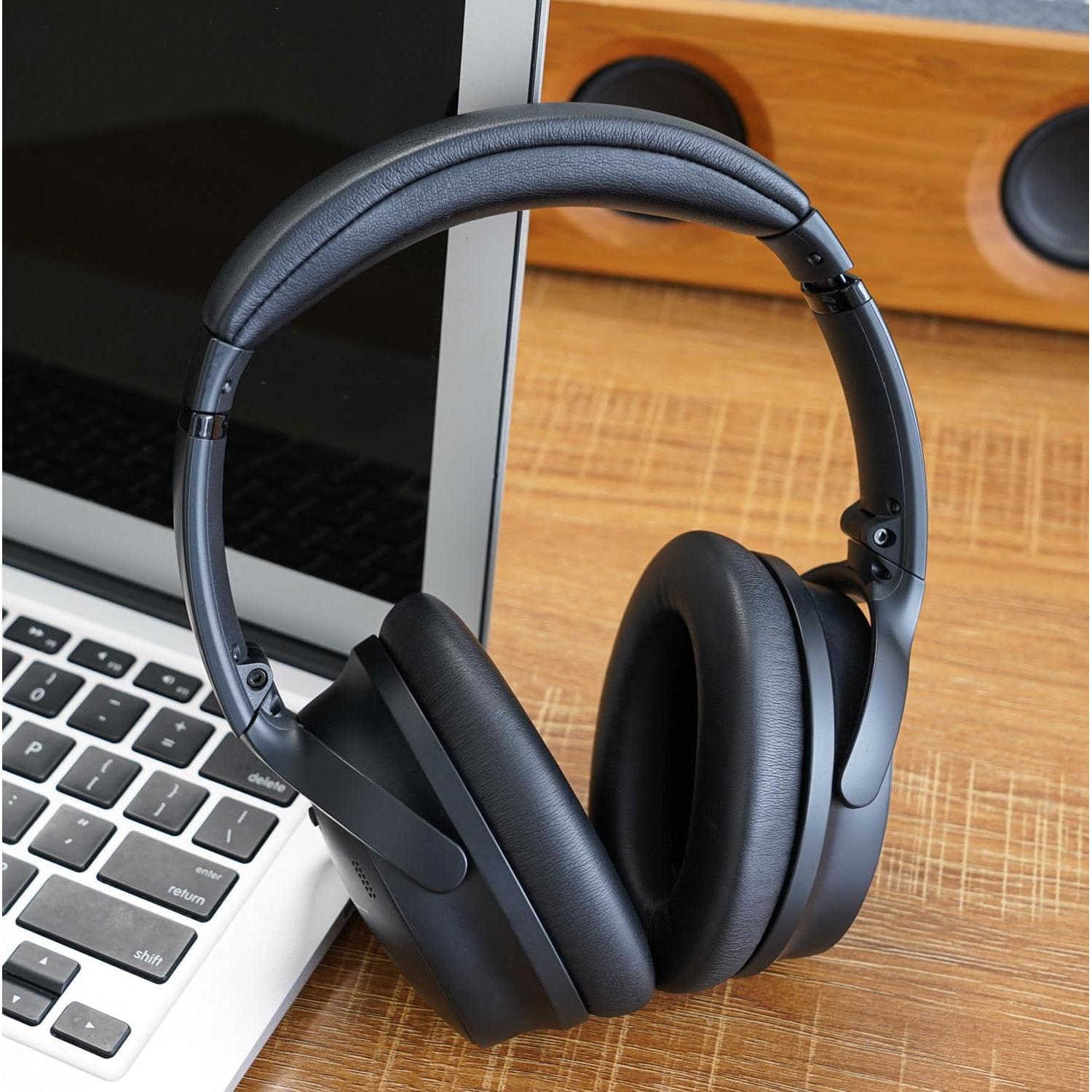 Almohadillas de Reemplazo GEVO para Bose QC45 y QC SE - Cuero PU