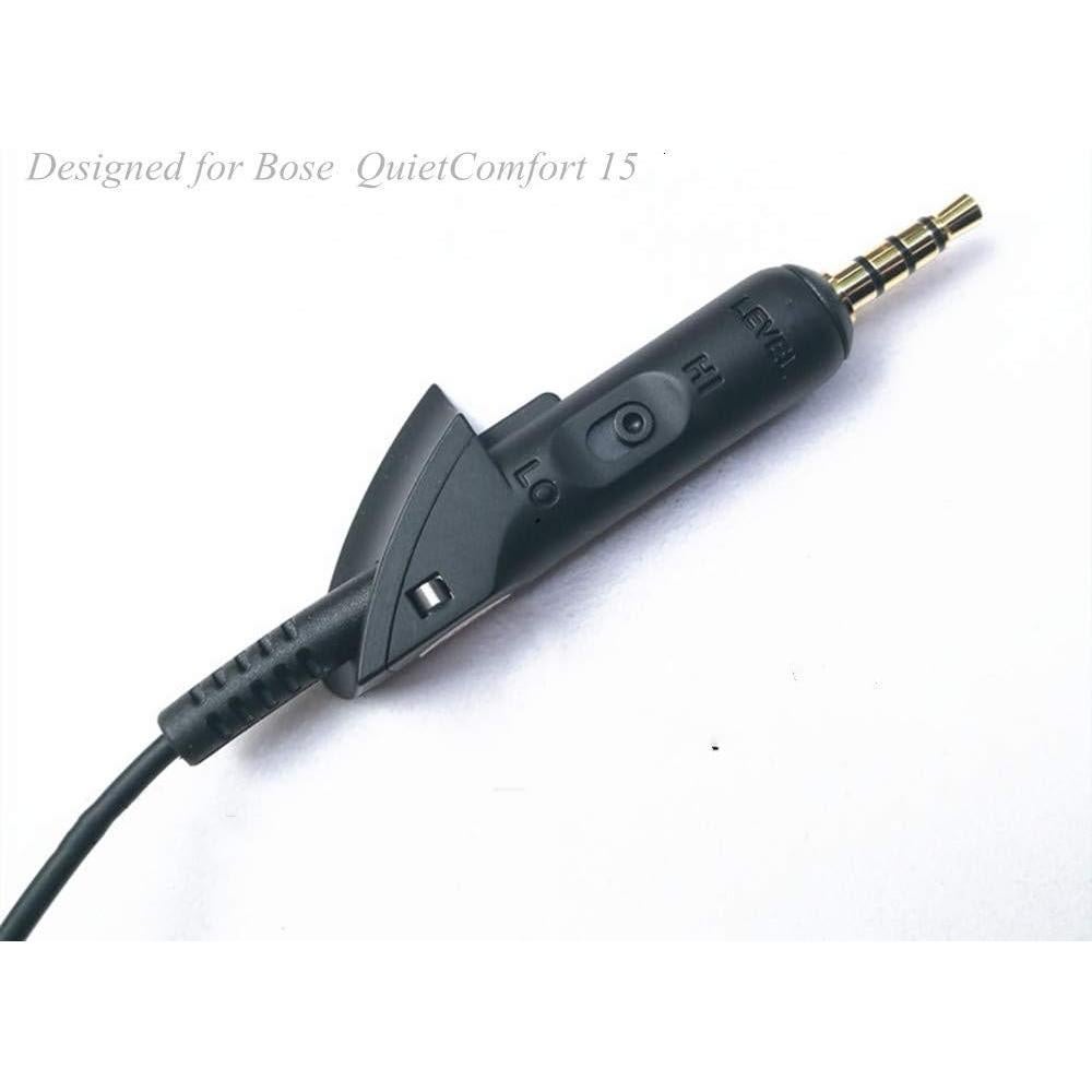 Cable de audio de reemplazo Cypher.V para auriculares Bose QC15