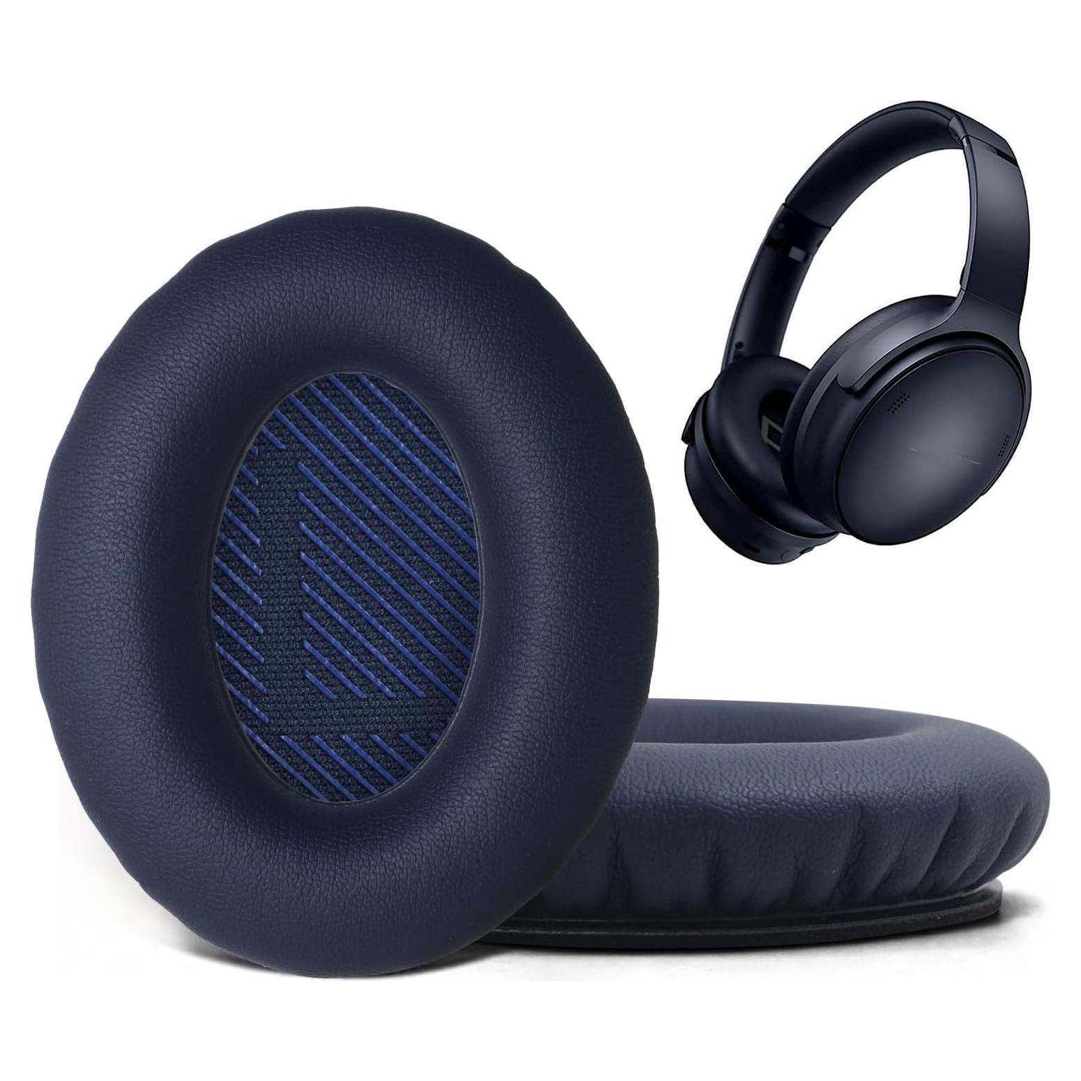 Almohadillas de Reemplazo Niukeke para Bose QC35/QC35 II - Espuma de Memoria y Cuero Suave