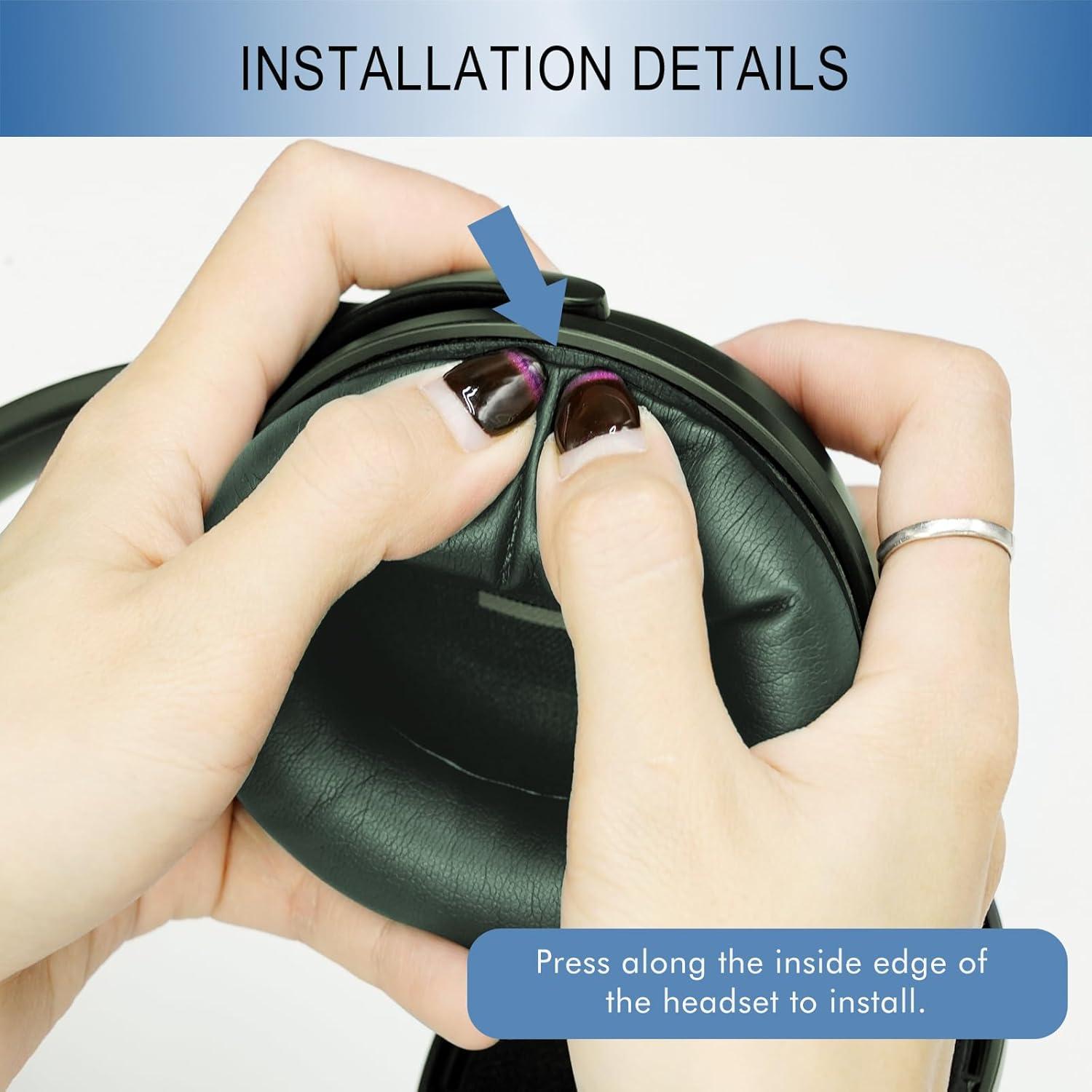 Almohadillas de Reemplazo GEVO para Bose QC45 y QC SE Verde