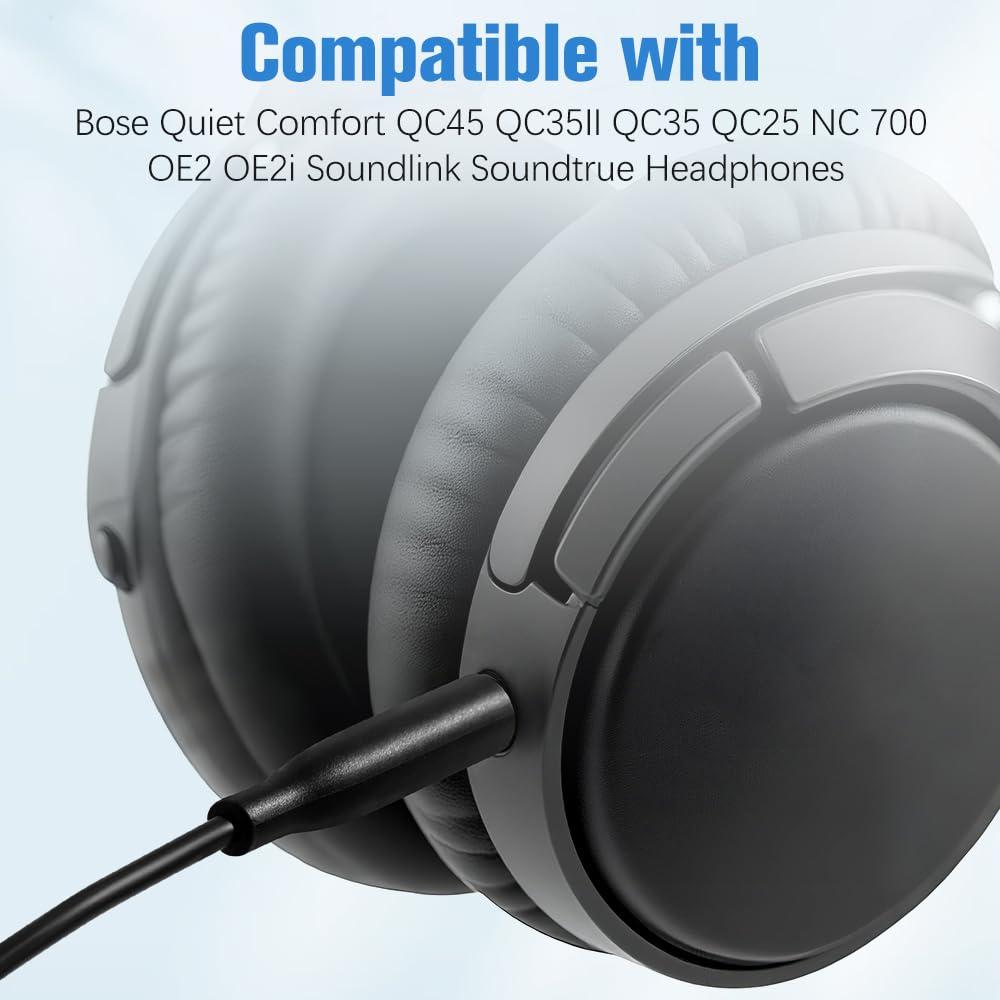 Cable de audio 3.5mm a 2.5mm CLANMOU para auriculares Bose