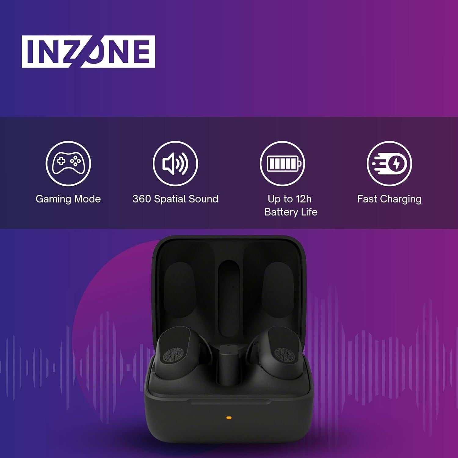 Auriculares Gaming Inalámbricos Sony INZONE Buds Negro - Cancelación de Ruido