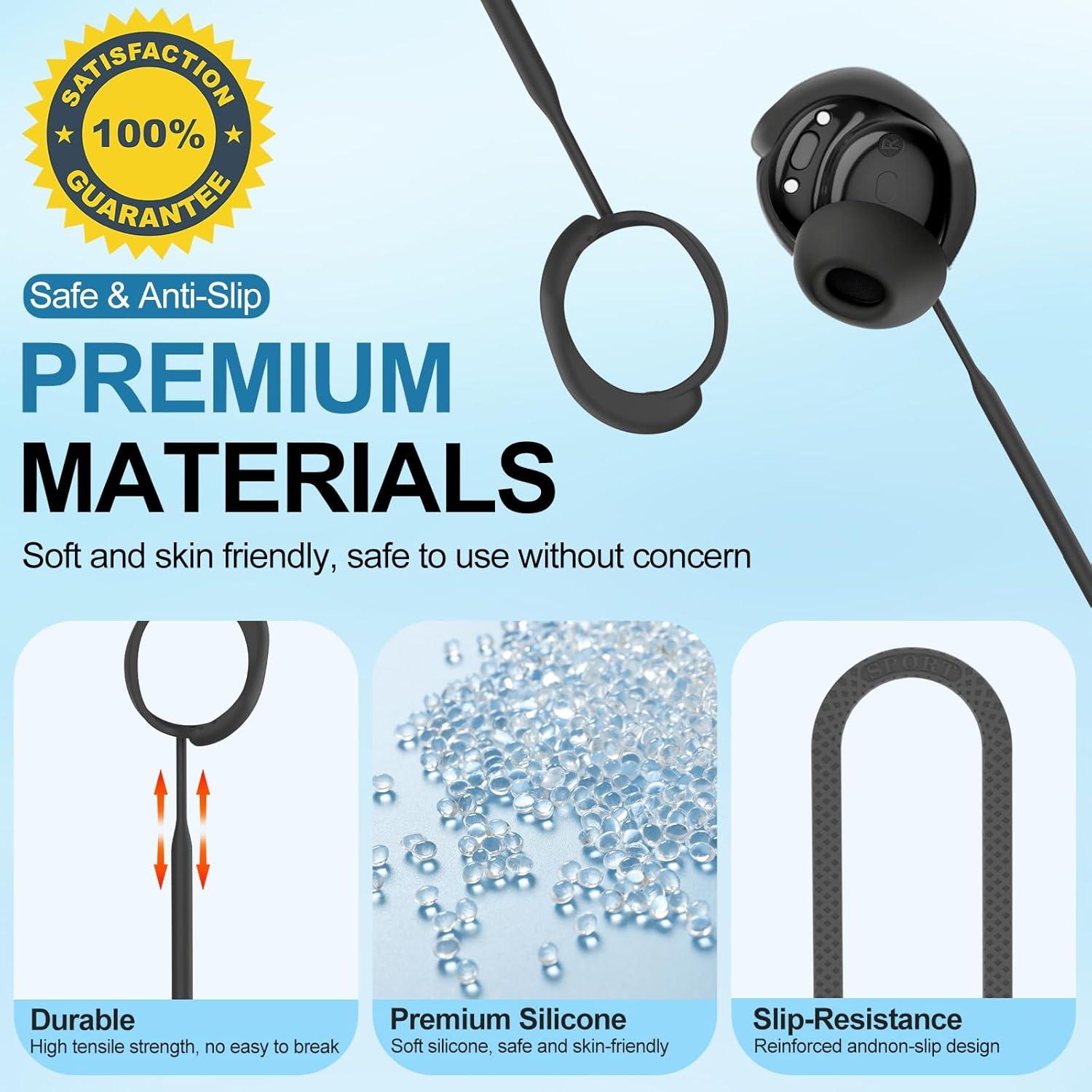 Correa Antipérdida PUCGUE para Bose QuietComfort 2024 - Silicona