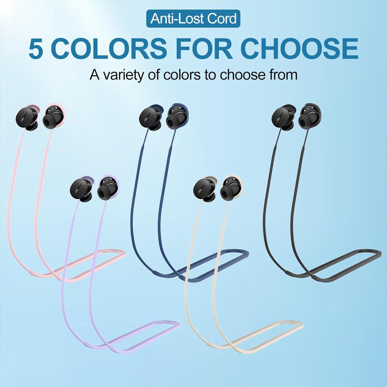 Correa Antipérdida PUCGUE para Bose QuietComfort 2024 - Silicona