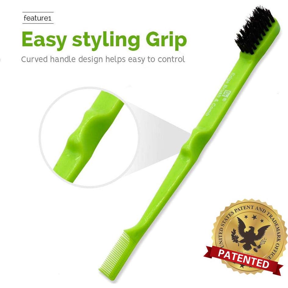 Cepillo y Peine de Bordes Doble Cara Beauty Town - 2 Piezas