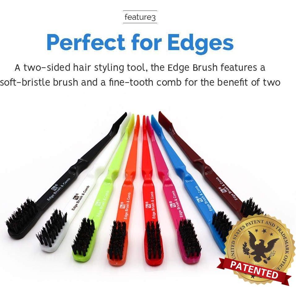 Cepillo y Peine de Bordes Doble Cara Beauty Town - 2 Piezas