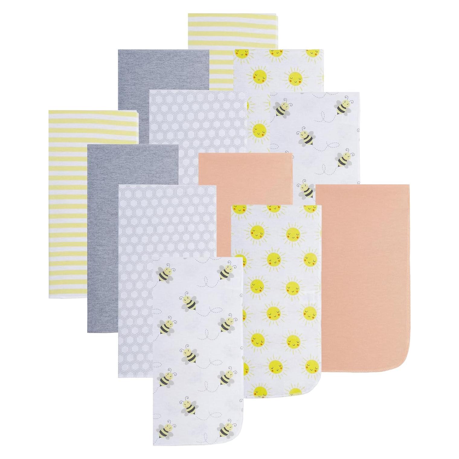 Paquete de 12 Paños para Eructar Everyday Kids - Algodón Suave