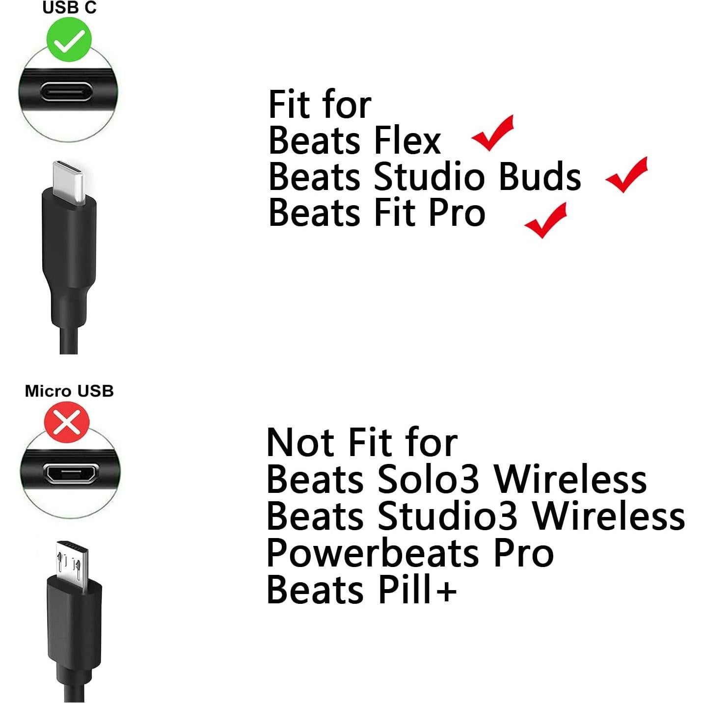 Cable de Carga USB Tipo C Superer para Auriculares Beats