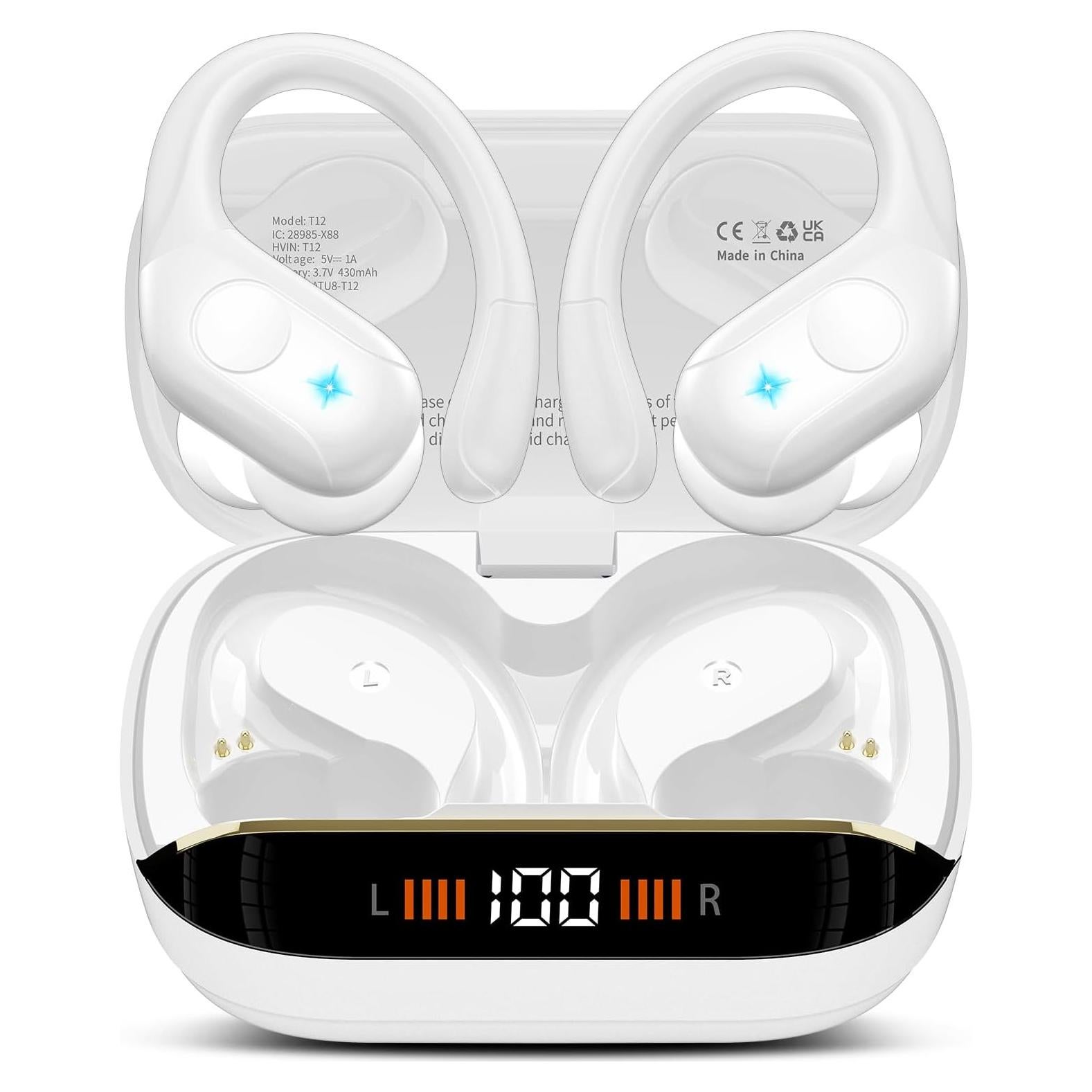 Auriculares Inalámbricos Bluetooth 5.4 BESING T12 75H Estéreo IP7