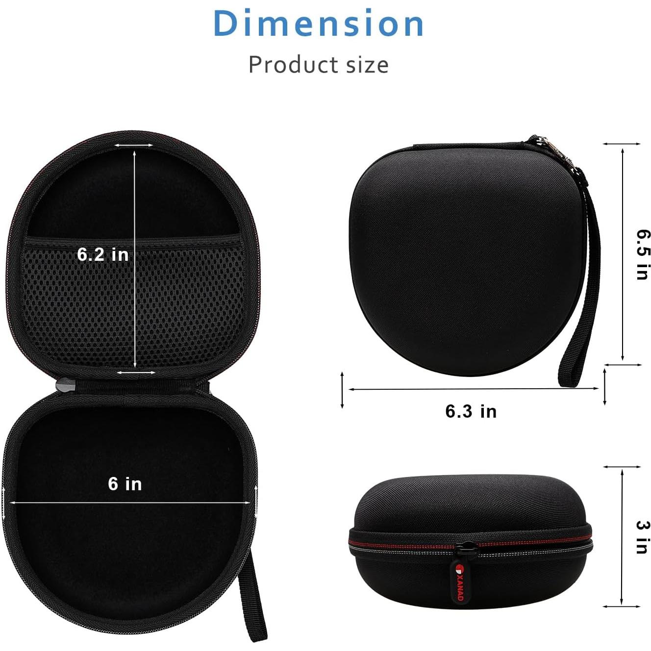 Funda para Auriculares XANAD Negra - Compatible con Beats, JBL, JLab