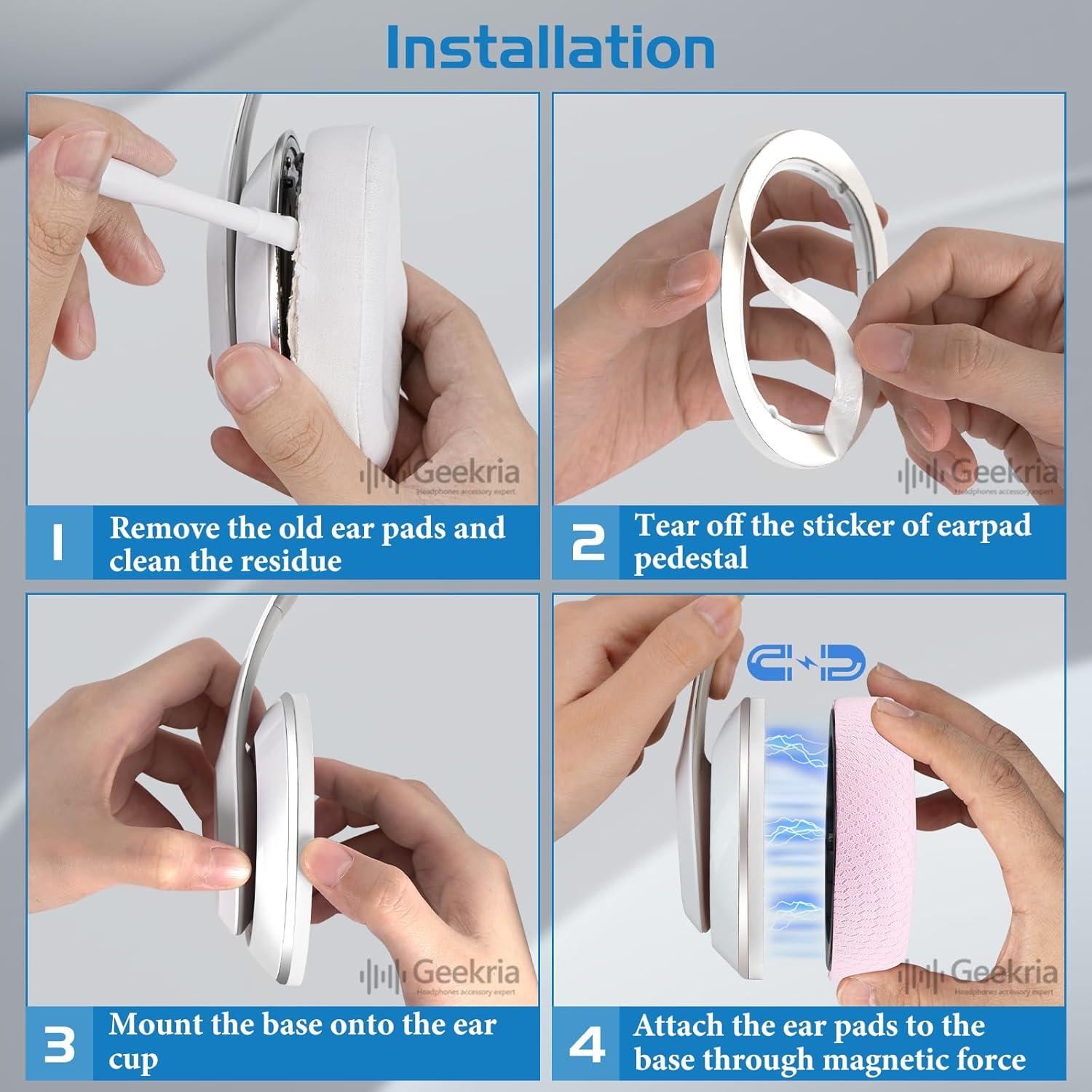 Almohadillas Magnéticas Geekria para Auriculares Beats Studio 3/2