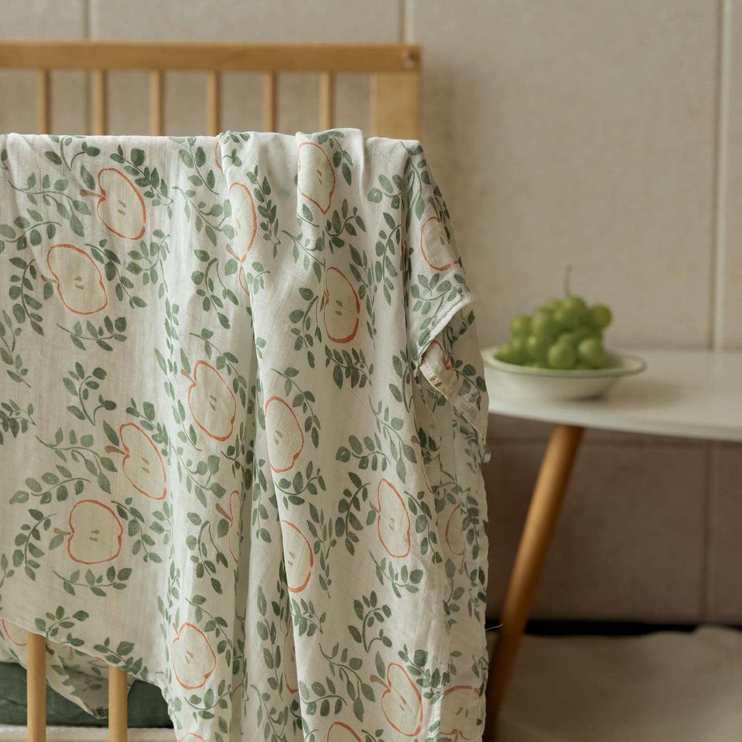 Mantas de Muselina GLLQUEN BABY 4-Pack 89x102cm Transpirables