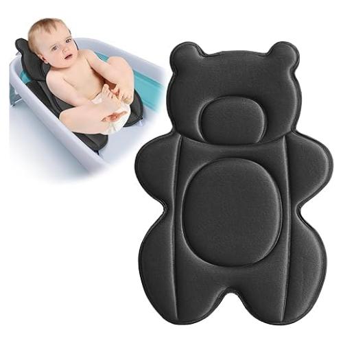 Cojín de Baño para Bebés Ihaapsi Negro 56x40 cm Antideslizante